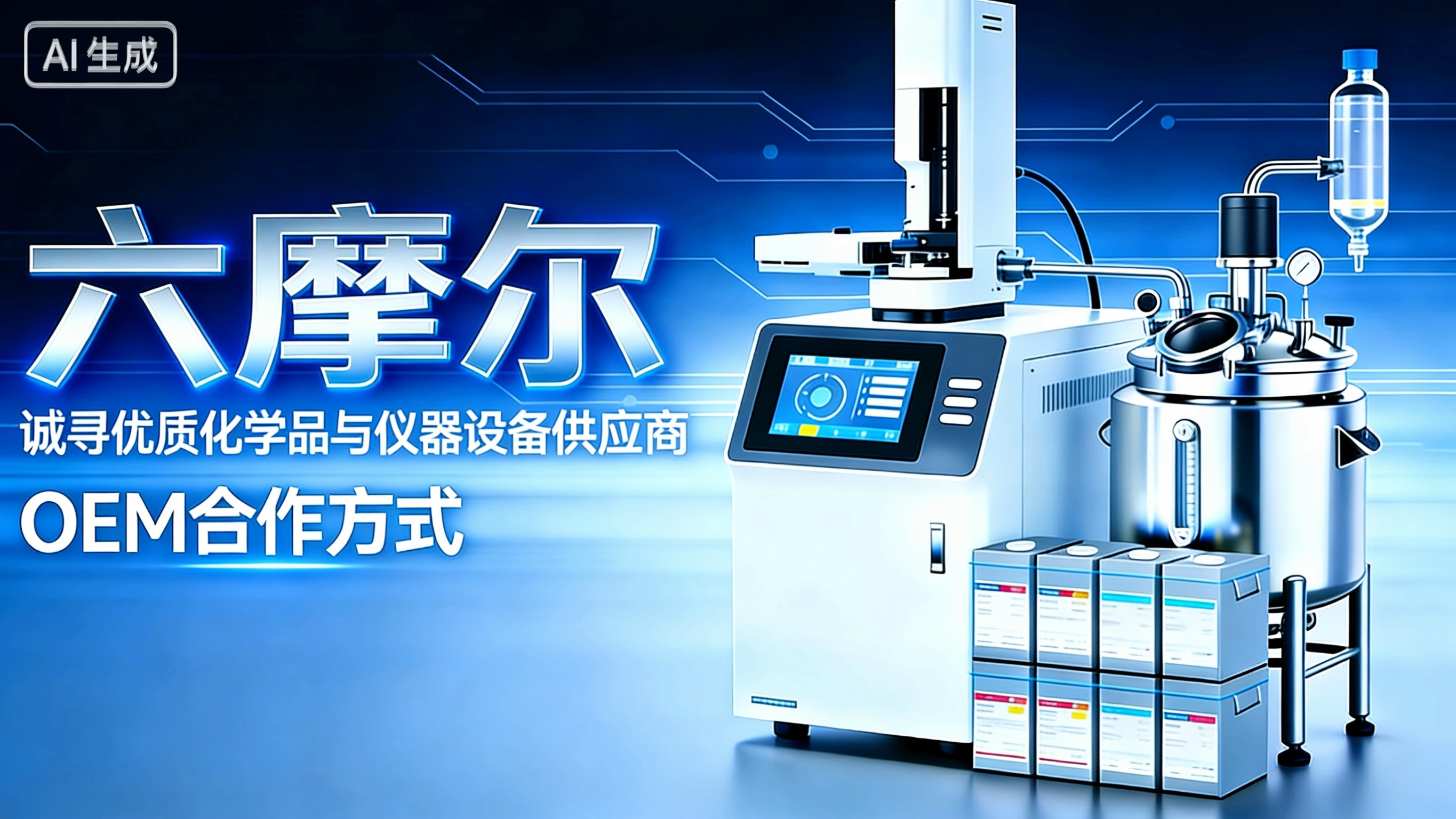 化學加-六摩爾誠尋實驗室優質化學品、儀器設備、耗材OEM合作供應商